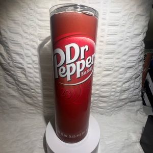 *WHOOPSIE* Custom Dr Pepper Sublimation Drink Tumbler 20oz